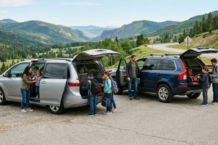 Best 3-Row Vehicles for Large Families: Minivans vs. SUVs